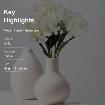 Flower Bunch - Hydrangea White