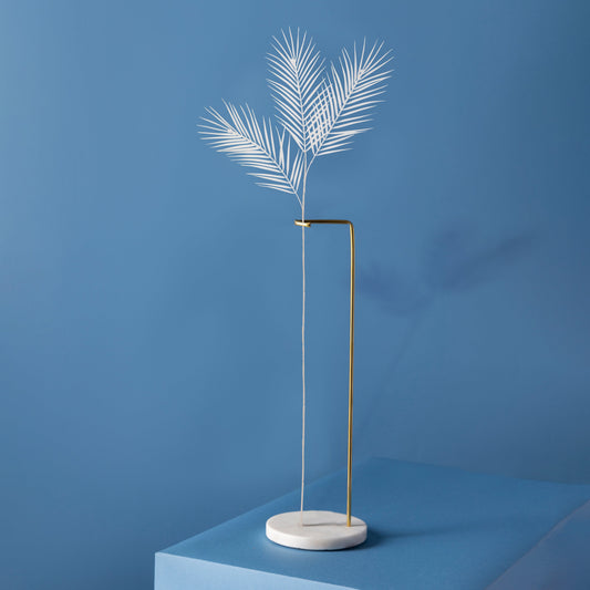 Flower Bunch - Big Fern White Sticks