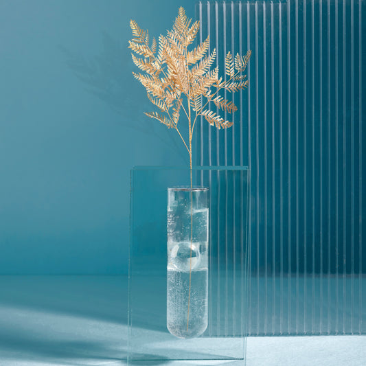 Flower Bunch - Metallic Gold Fern Sticks
